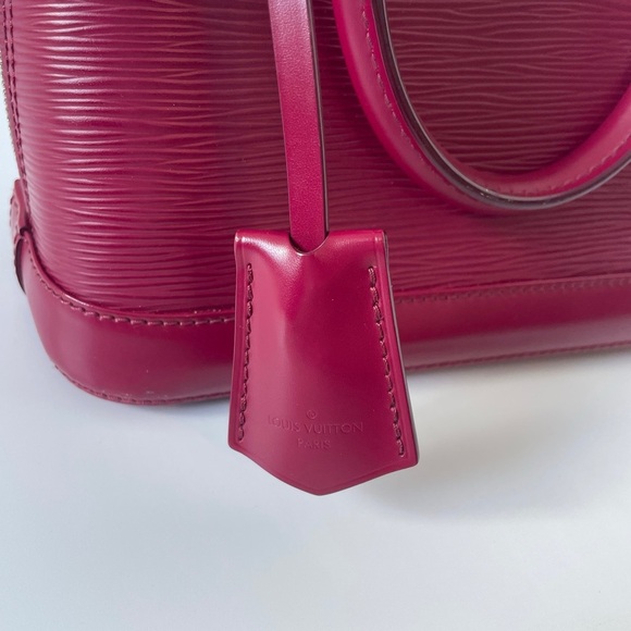LOUIS VUITTON | ALMA BB EPI | FUCHSIA - Picture 2 of 12